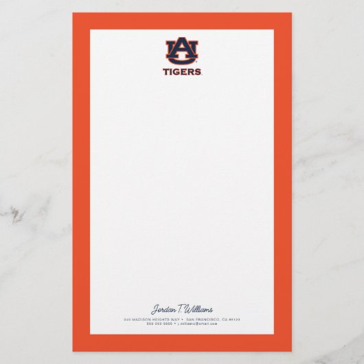Auburn University | Auburn Briefpapier (Vorderseite)