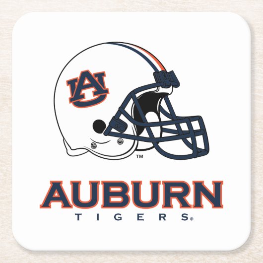 Auburn University | Auburn Football Rechteckiger Pappuntersetzer (Vorderseite)