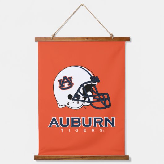 Auburn University | Auburn Football Wandteppich Mit Holzrahmen (Vorderseite)