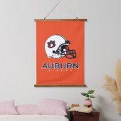 Auburn University | Auburn Football Wandteppich Mit Holzrahmen (Schlafzimmer)