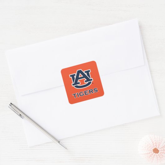 Auburn University | Auburn Quadratischer Aufkleber (Umschlag)