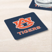 Auburn University | Auburn Rechteckiger Pappuntersetzer (angewinkelt)