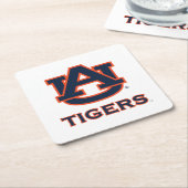 Auburn University | Auburn Rechteckiger Pappuntersetzer (angewinkelt)