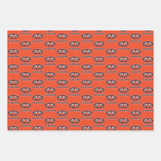 Auburn University | Auburn Tigers Geschenkpapier Set (Vorderseite)