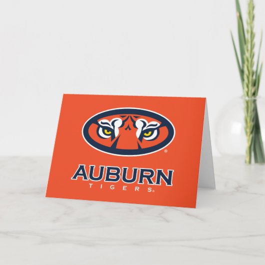 Auburn University | Auburn Tigers Karte (Vorderseite)