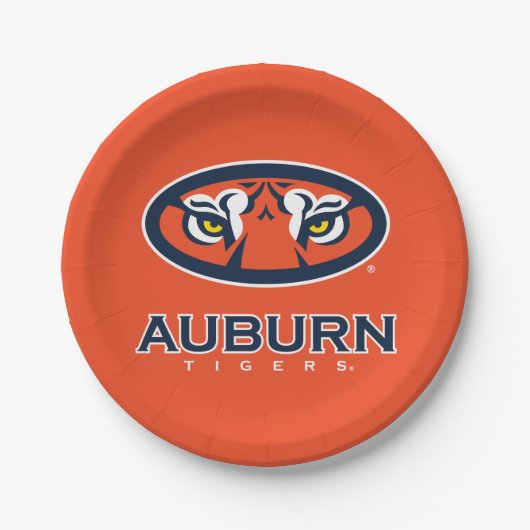 Auburn University | Auburn Tigers Pappteller (Vorderseite)