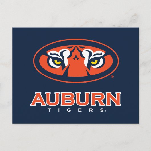 Auburn University | Auburn Tigers Postkarte (Vorderseite)