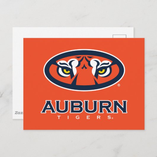 Auburn University | Auburn Tigers Postkarte (Vorne/Hinten)