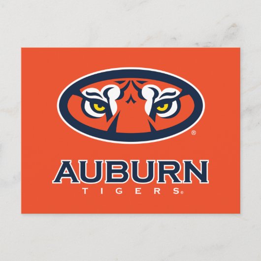 Auburn University | Auburn Tigers Postkarte (Vorderseite)