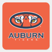 Auburn University | Auburn Tigers Quadratischer Aufkleber (Vorderseite)