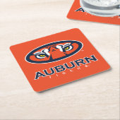 Auburn University | Auburn Tigers Rechteckiger Pappuntersetzer (angewinkelt)