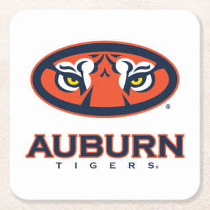 Auburn University   Auburn Tigers Rechteckiger Pappuntersetzer