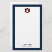 Auburn University | Auburn UA Logo Briefpapier (Vorne/Hinten)