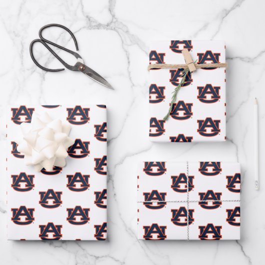 Auburn University | Auburn UA Logo Geschenkpapier Set (Vorderseite)