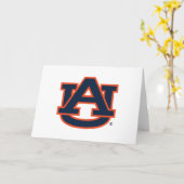 Auburn University | Auburn UA Logo Karte (Gelbe Blume)