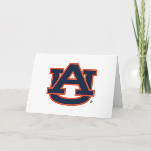 Auburn University | Auburn UA Logo Karte (Vorderseite)
