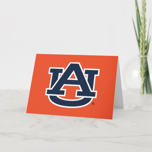 Auburn University | Auburn UA Logo Karte (Vorderseite)