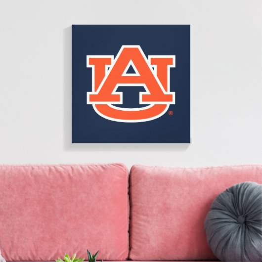 Auburn University | Auburn UA Logo Leinwanddruck (Insitu (Wohnzimmer))