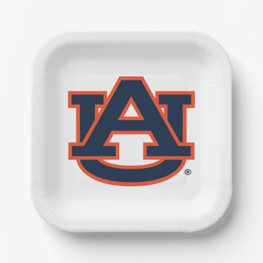 Auburn University | Auburn UA Logo Pappteller (Vorderseite)