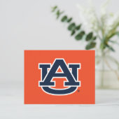 Auburn University | Auburn UA Logo Postkarte (Stehend Vorderseite)