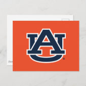 Auburn University | Auburn UA Logo Postkarte (Vorne/Hinten)