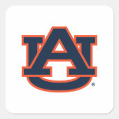 Auburn University | Auburn UA Logo Quadratischer Aufkleber (Vorderseite)