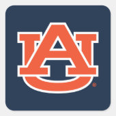 Auburn University | Auburn UA Logo Quadratischer Aufkleber (Vorderseite)