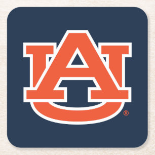 Auburn University   Auburn UA Logo Rechteckiger Pappuntersetzer