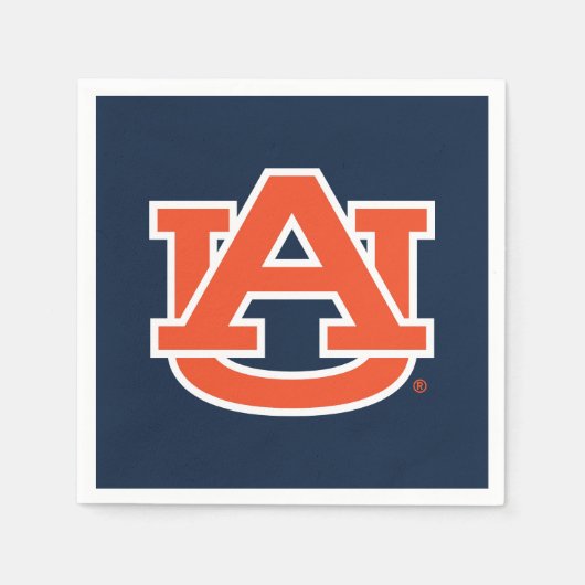 Auburn University | Auburn UA Logo Serviette (Vorderseite)