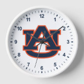 Auburn University | Auburn UA Logo Uhr (Vorderseite)