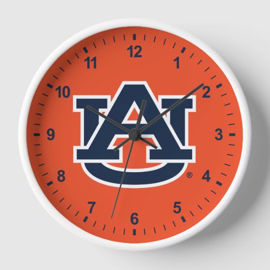 Auburn University | Auburn UA Logo Uhr (Vorderseite)