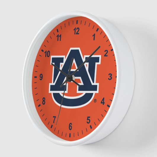 Auburn University | Auburn UA Logo Uhr (Winkel)