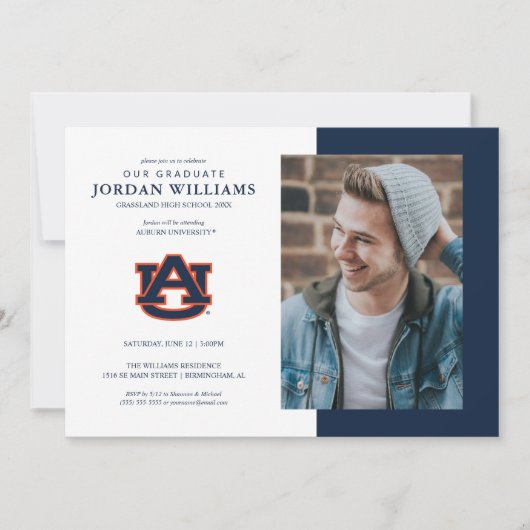 Auburn University | Future Auburn Grad Ankündigung (Vorderseite)