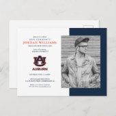 Auburn University | Future Auburn Grad Ankündigungspostkarte (Vorne/Hinten)