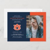Auburn University | Future Grad Ankündigungspostkarte (Vorne/Hinten)