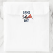 Auburn University Game Day Quadratischer Aufkleber (Tasche)