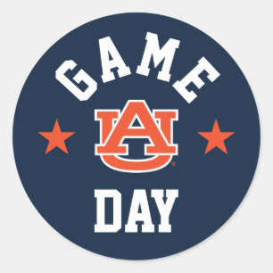 Auburn University Game Day Runder Aufkleber