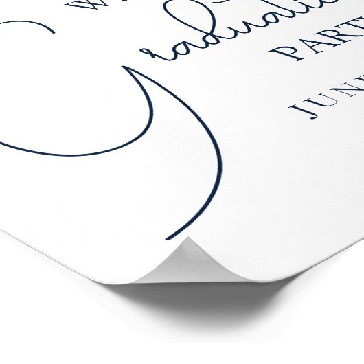 Auburn University | Graduierungspartei Poster (Ecke)