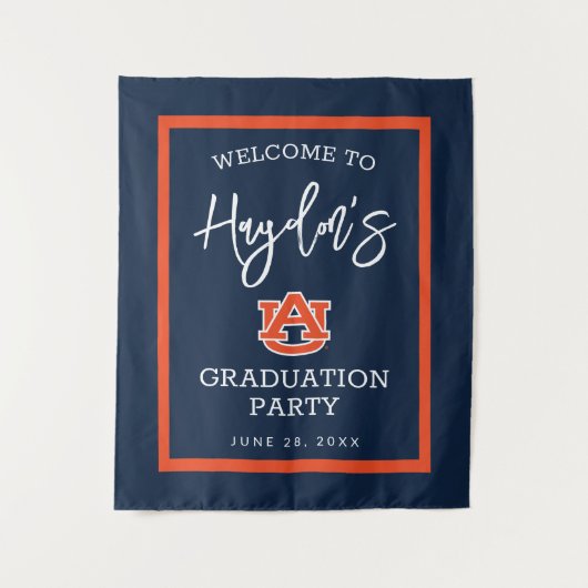 Auburn University | Graduierungspartei Wandteppich (Vorderseite)