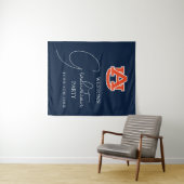 Auburn University | Graduierungspartei Wandteppich (Beispiel (Horizontal))