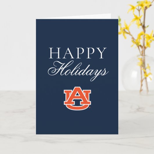 Auburn University | Urlaub Karte (Gelbe Blume)