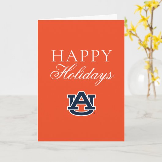 Auburn University | Urlaub Karte (Gelbe Blume)