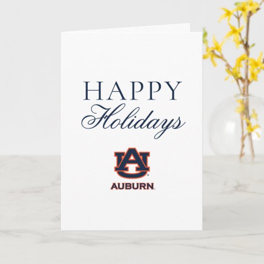 Auburn University | Urlaub Karte (Gelbe Blume)