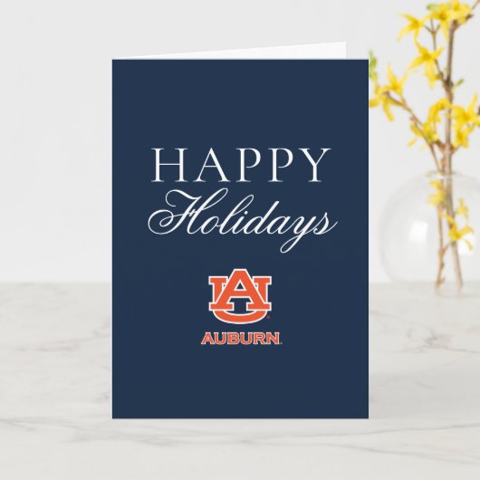 Auburn University | Urlaub Karte (Gelbe Blume)