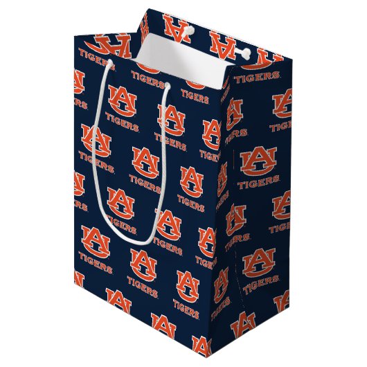 Auburn University | Urlaub Mittlere Geschenktüte (Vorderseite Schrägansicht)