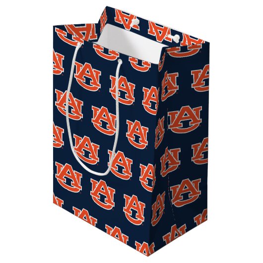 Auburn University | Urlaub Mittlere Geschenktüte (Vorderseite Schrägansicht)