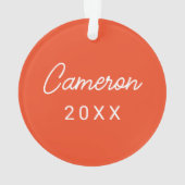 Auburn University | Urlaub Ornament (Rückseite)