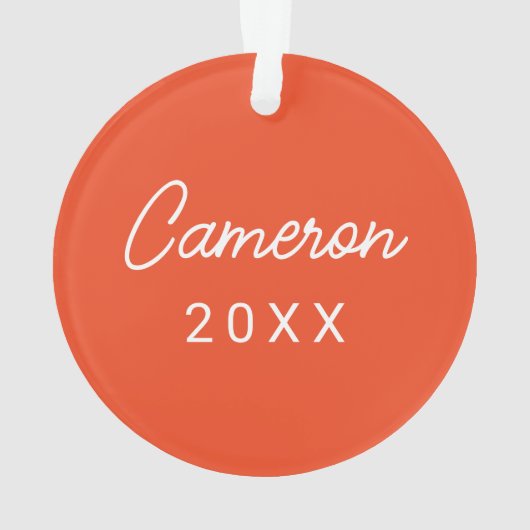 Auburn University | Urlaub Ornament (Rückseite)