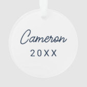 Auburn University | Urlaub Ornament (Rückseite)