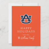 Auburn University | Urlaubsmuster Ankündigung (Vorderseite)